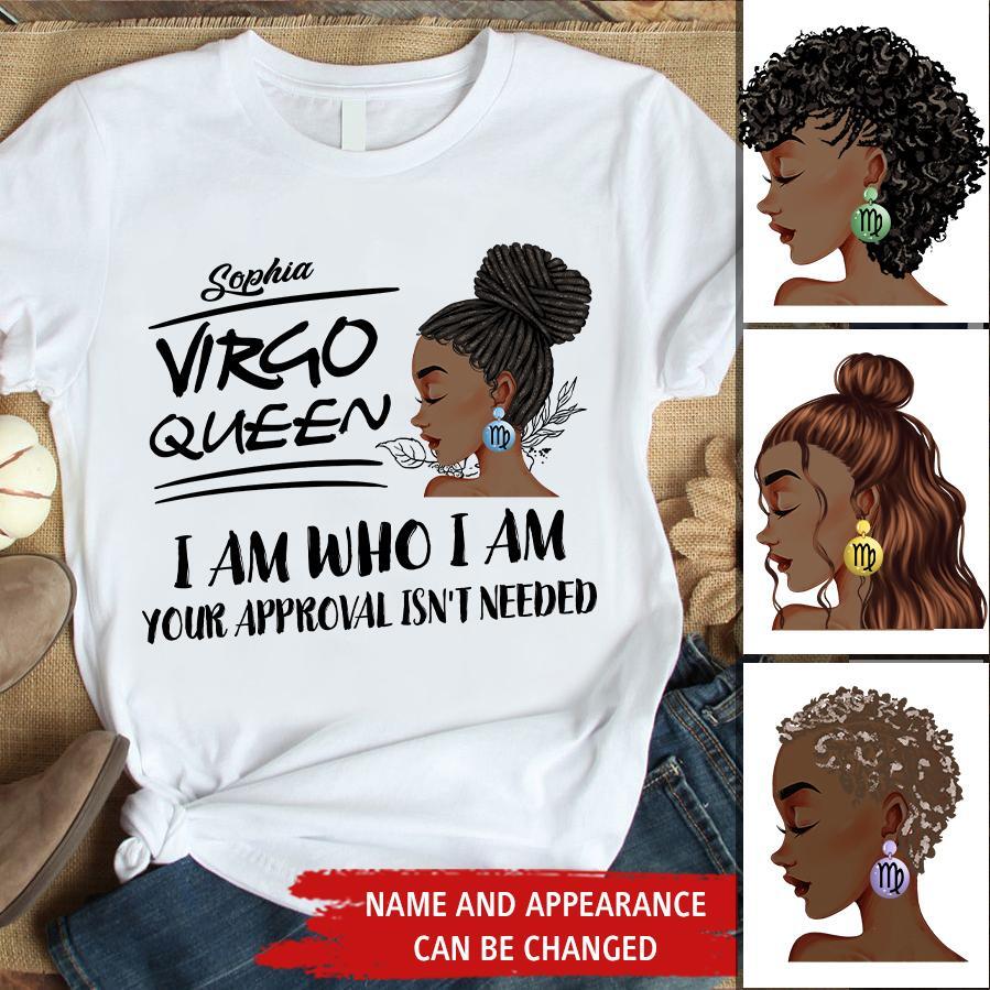 Custom Birthday Shirt, Virgo Zodiac t shirt, Virgo Birthday shirt, Virgo t shirts for ladies, Virgo queen t shirt, Virgo Queen Birthday shirt