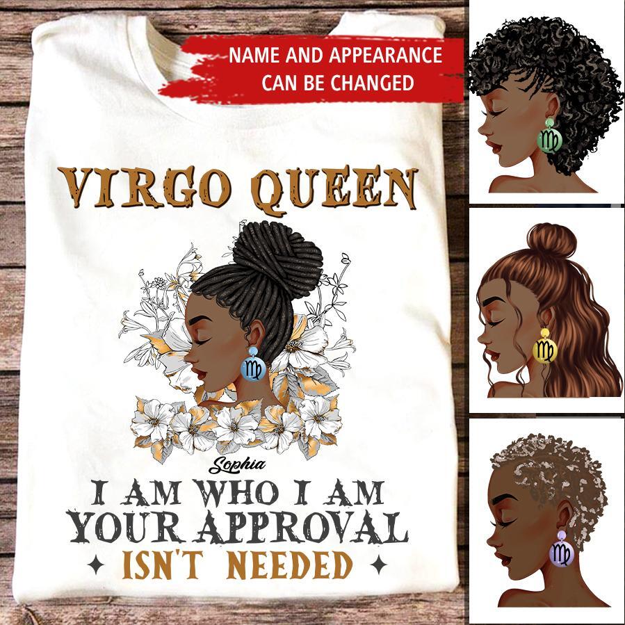 Custom Birthday Shirt, Virgo Zodiac t shirt, Virgo Birthday shirt, Virgo t shirts for ladies, Virgo queen t shirt, Virgo Queen Birthday shirt