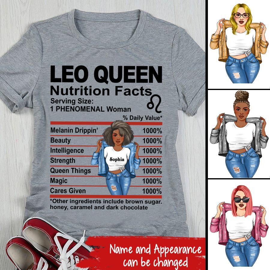 Custom Birthday Shirt, Leo Zodiac t shirt, Leo Birthday shirt, Leo t shirts for ladies, Leo queen t shirt, Leo Queen Birthday shirt