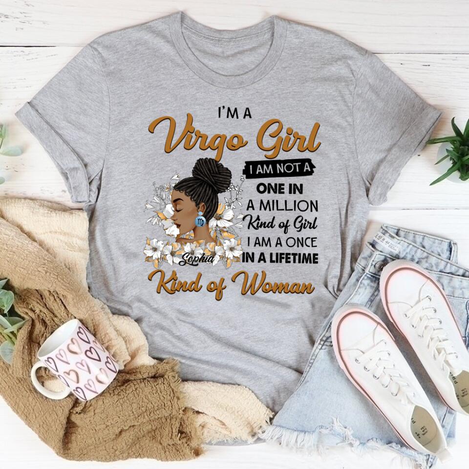 Custom Birthday Shirt, Virgo Zodiac t shirt, Virgo Birthday shirt, Virgo t shirts for ladies, Virgo queen t shirt, Virgo Queen Birthday shirt