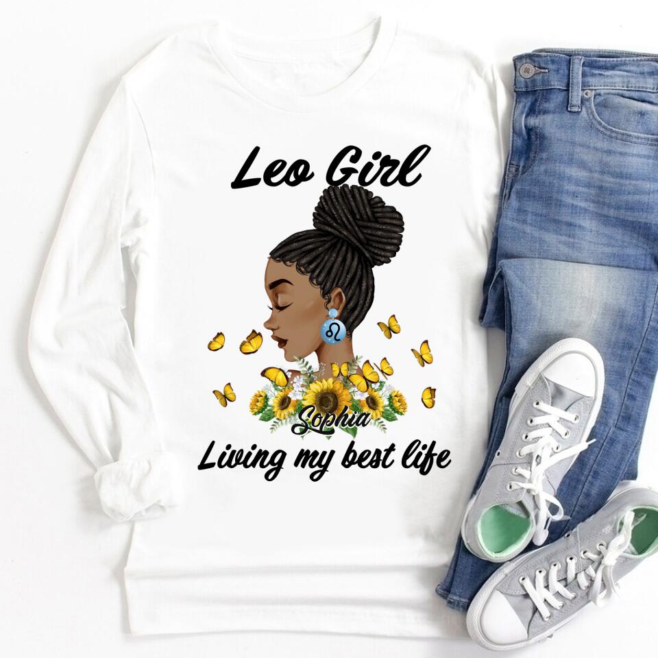 Custom Birthday Shirt, Leo Zodiac t shirt, Leo Birthday shirt, Leo t shirts for ladies, Leo queen t shirt, Leo Queen Birthday shirt