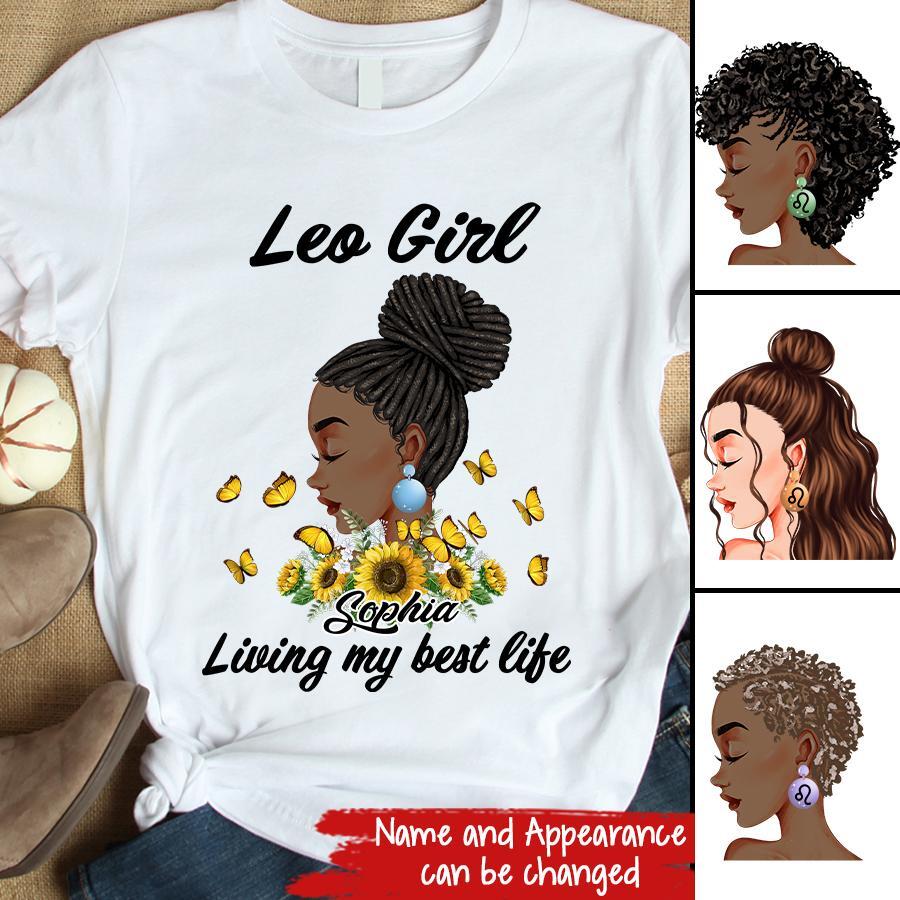 Custom Birthday Shirt, Leo Zodiac t shirt, Leo Birthday shirt, Leo t shirts for ladies, Leo queen t shirt, Leo Queen Birthday shirt