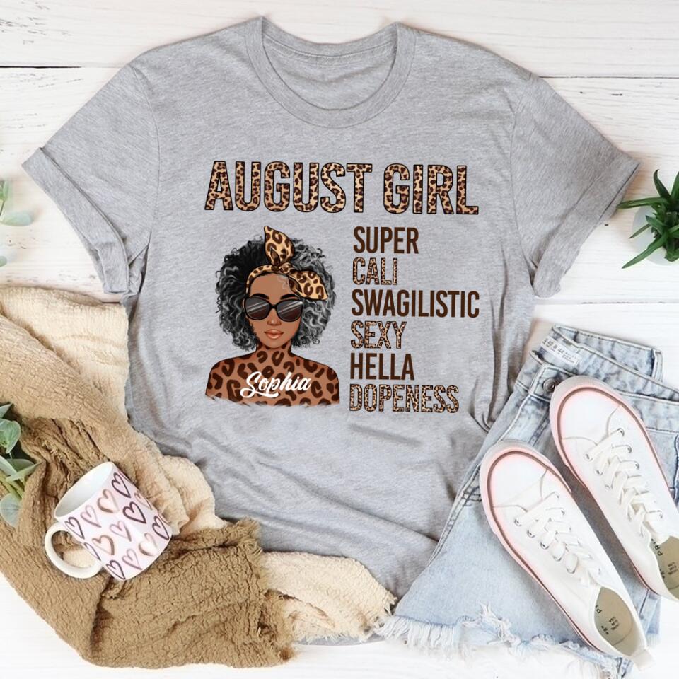 August Birthday Shirt, Custom Birthday Shirt, Queens Born In August, August Birthday Shirts For Woman, August Birthday Gifts