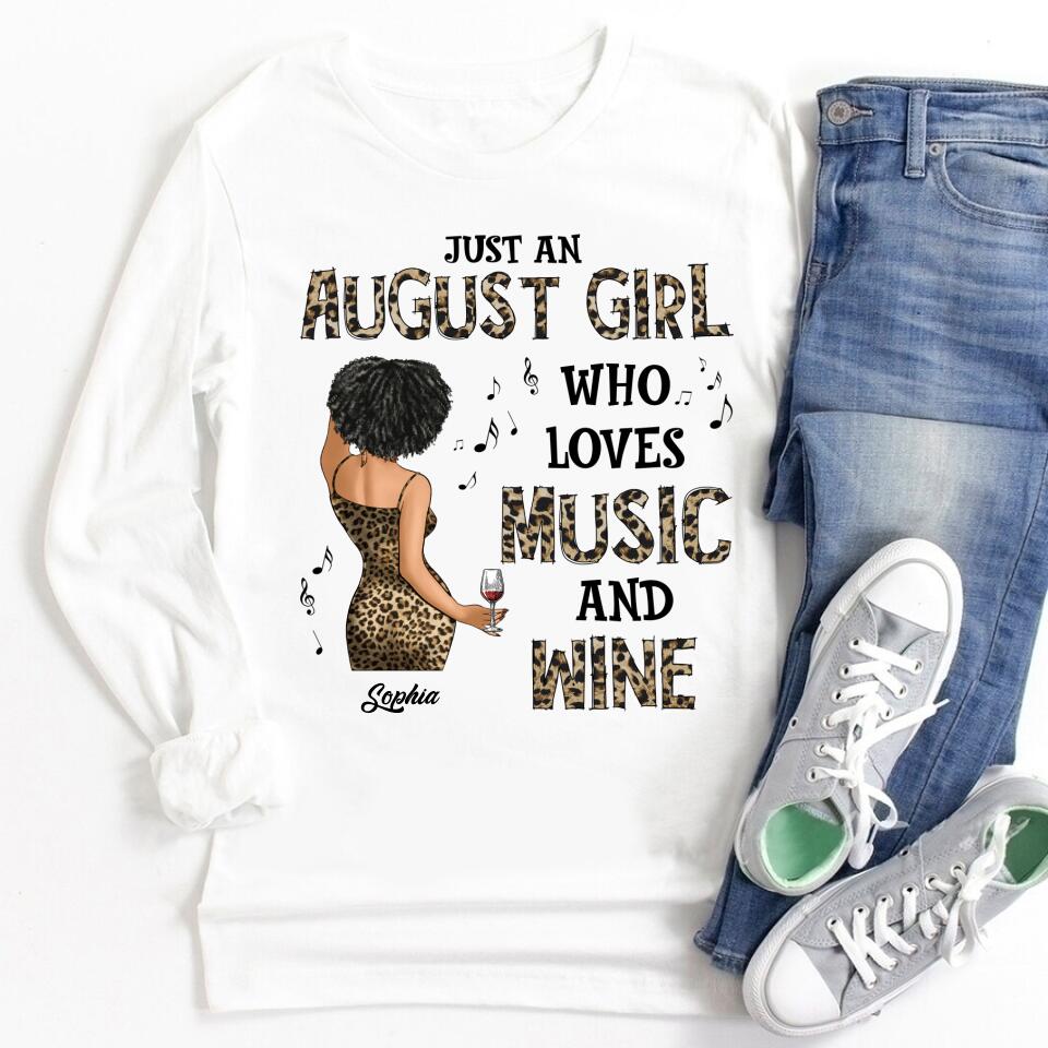 August Birthday Shirt, Custom Birthday Shirt, Queens Born In August, August Birthday Shirts For Woman, August Birthday Gifts