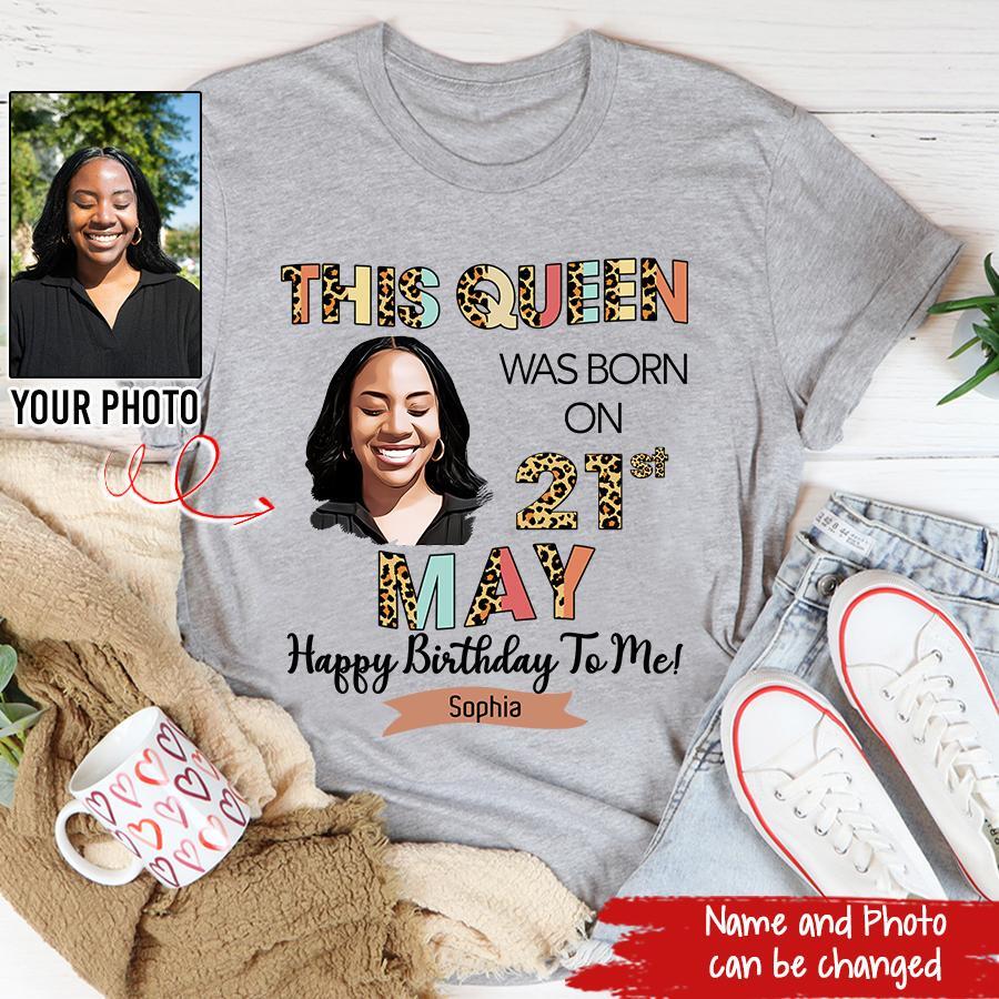 May Birthday Shirt, Custom Birthday Shirt, Queens Born In May, May Birthday Shirts For Woman, May Birthday Gifts