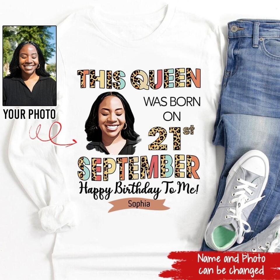September Birthday Shirt, Custom Birthday Shirt, Queens are Born In September, September Birthday Shirts For Woman, September Birthday Gifts