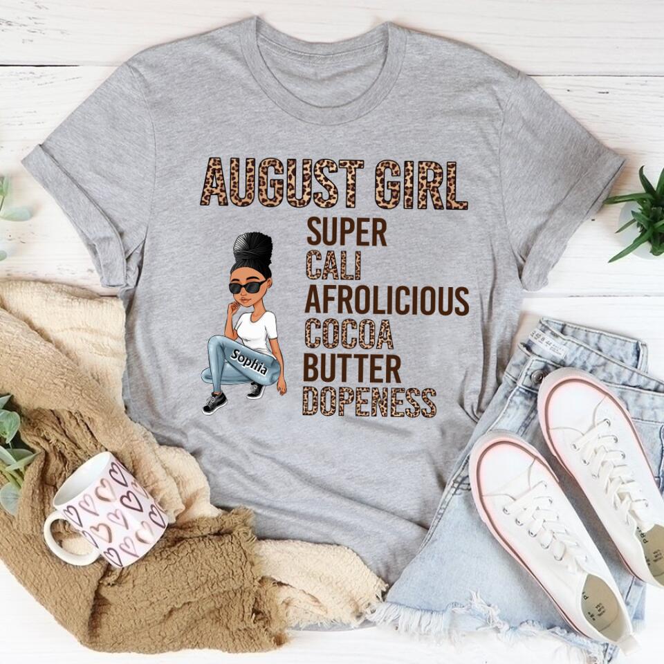 August Birthday Shirt, Custom Birthday Shirt, Queens Born In August, August Birthday Shirts For Woman, August Birthday Gifts