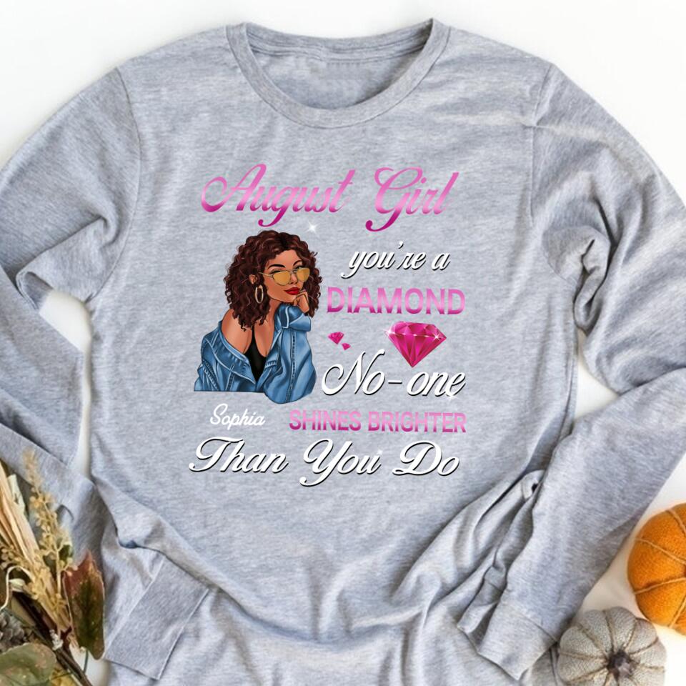 August Birthday Shirt, Custom Birthday Shirt, Queens are Born In August, August Birthday Shirts For Woman, August Birthday Gifts