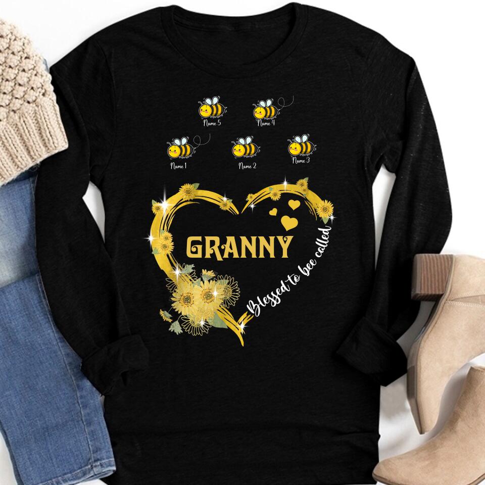 Grandma Shirt, Personalized Grandma Shirts, Nana Shirt, Grandma Shirts With Grandkids Names, Mimi Shirt, Gift for Grandma