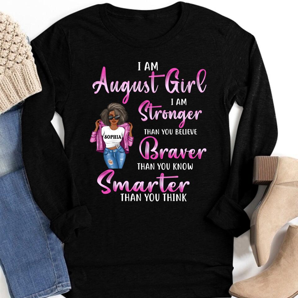 August Birthday Shirt, Custom Birthday Shirt, Queens are Born In August, August Birthday Shirts For Woman, August Birthday Gifts