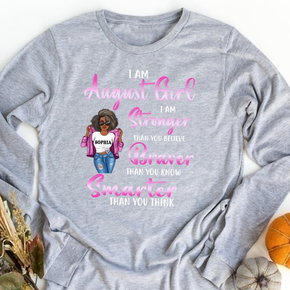 August Birthday Shirt, Custom Birthday Shirt, Queens are Born In August, August Birthday Shirts For Woman, August Birthday Gifts