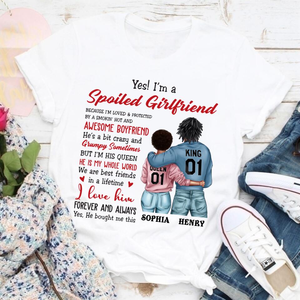 Personalized Gifts For Girlfriend, Girlfriend Shirt, I Llove My Girlfriend Shirt, Best Gift For Girlfriend, Gift ideas for girlfriend, gifts for gf, long distance Relationship Gifts For Her
