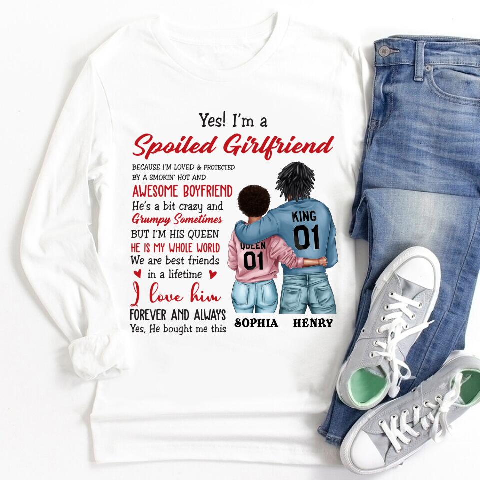 Personalized Gifts For Girlfriend, Girlfriend Shirt, I Llove My Girlfriend Shirt, Best Gift For Girlfriend, Gift ideas for girlfriend, gifts for gf, long distance Relationship Gifts For Her