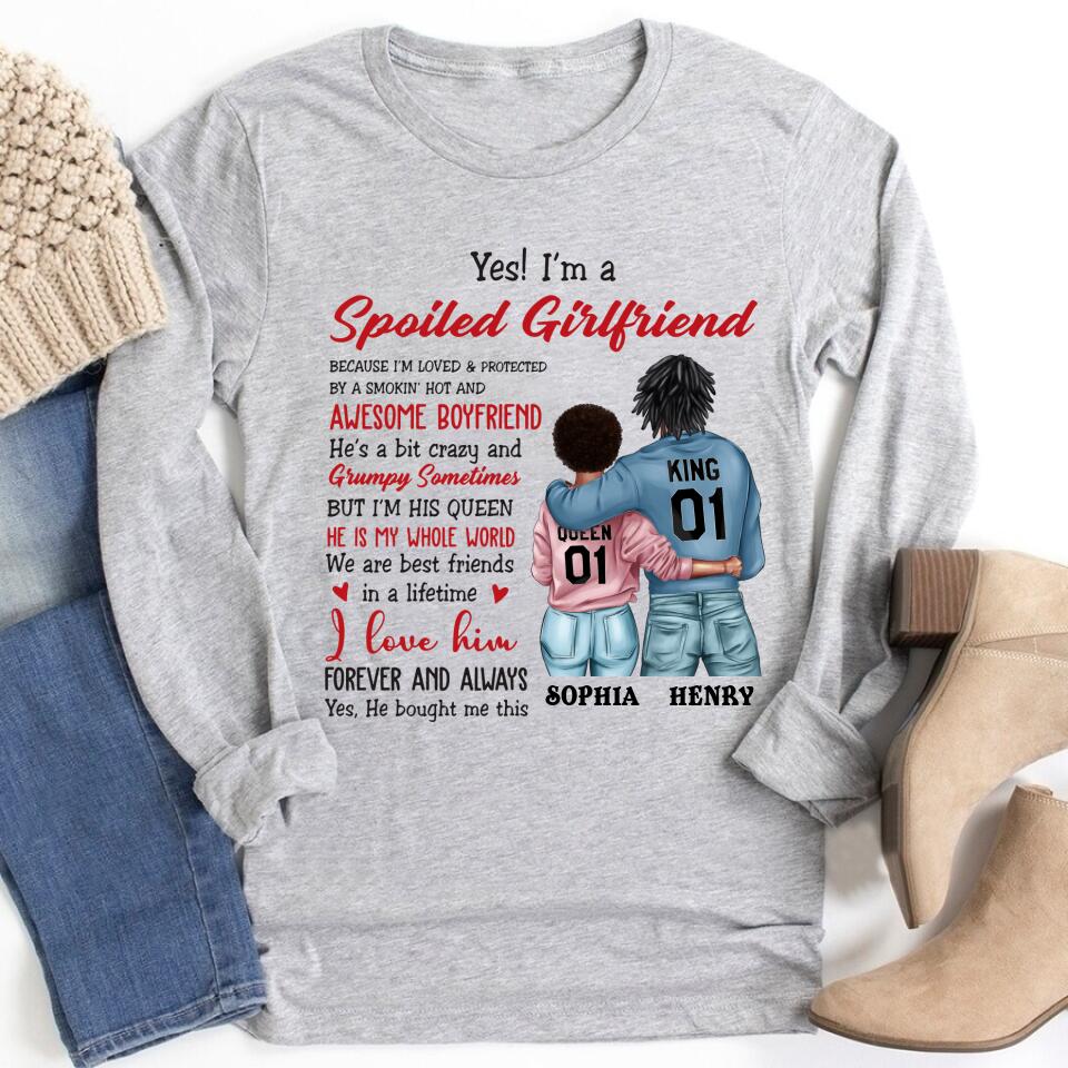 Personalized Gifts For Girlfriend, Girlfriend Shirt, I Llove My Girlfriend Shirt, Best Gift For Girlfriend, Gift ideas for girlfriend, gifts for gf, long distance Relationship Gifts For Her