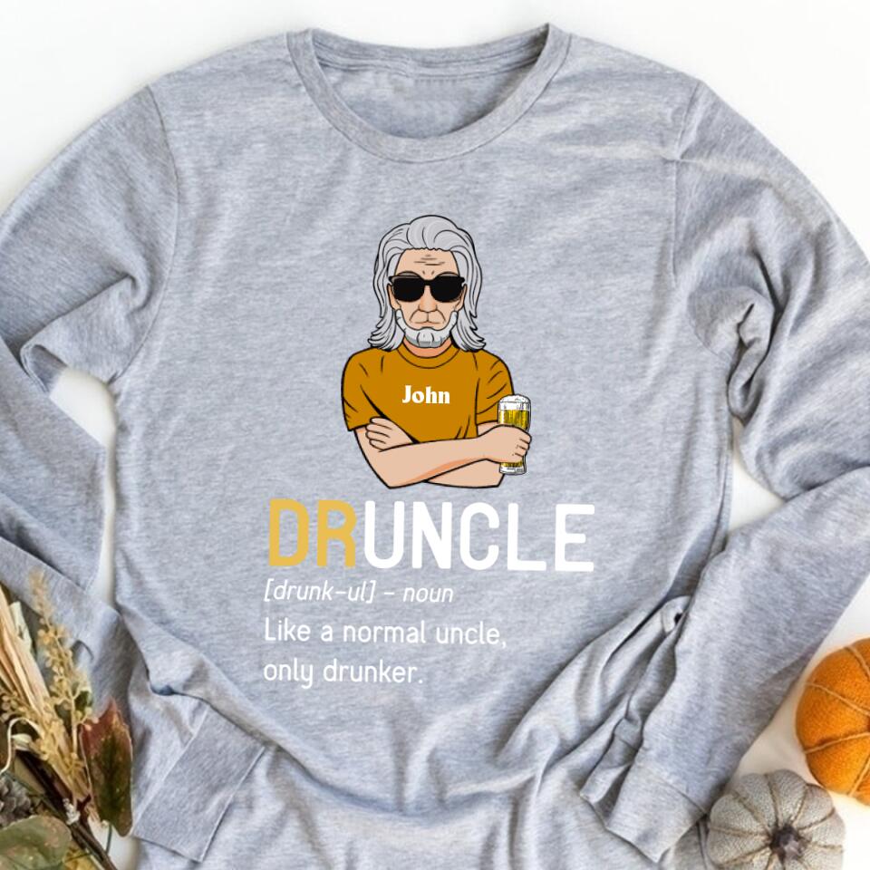 Uncle Shirt, Druncle Shirt, Uncle T Shirts, Custom T Shirt, Uncle And Niece Shirts, Uncle And Nephew Shirts, Uncle Gift, Gift Ideas For Uncle