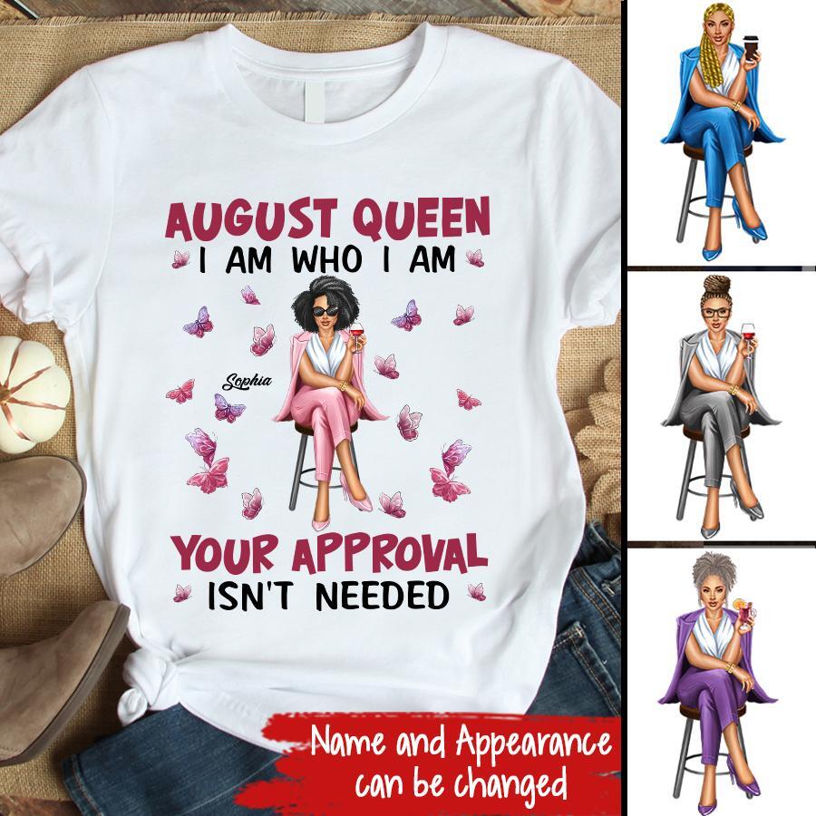 August Birthday Shirt, Custom Birthday Shirt, Queens are Born In August, August Birthday Shirts For Woman, August Birthday Gifts