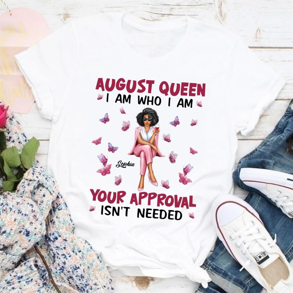 August Birthday Shirt, Custom Birthday Shirt, Queens are Born In August, August Birthday Shirts For Woman, August Birthday Gifts