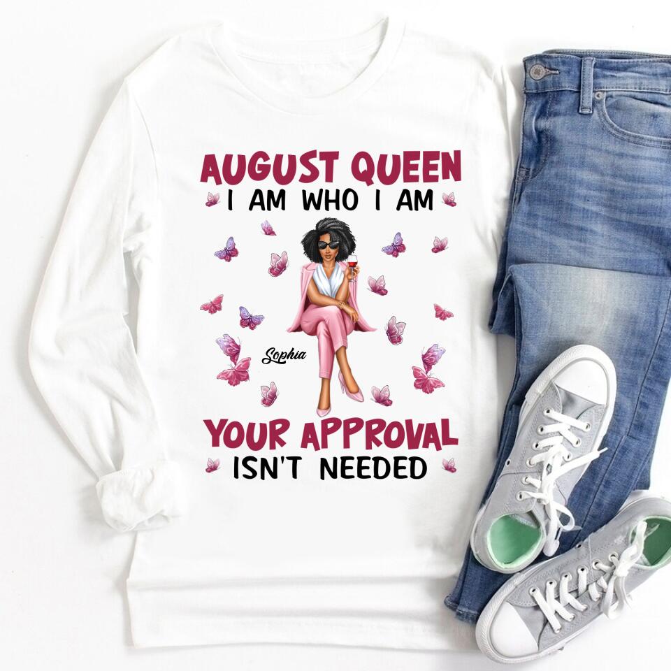 August Birthday Shirt, Custom Birthday Shirt, Queens are Born In August, August Birthday Shirts For Woman, August Birthday Gifts
