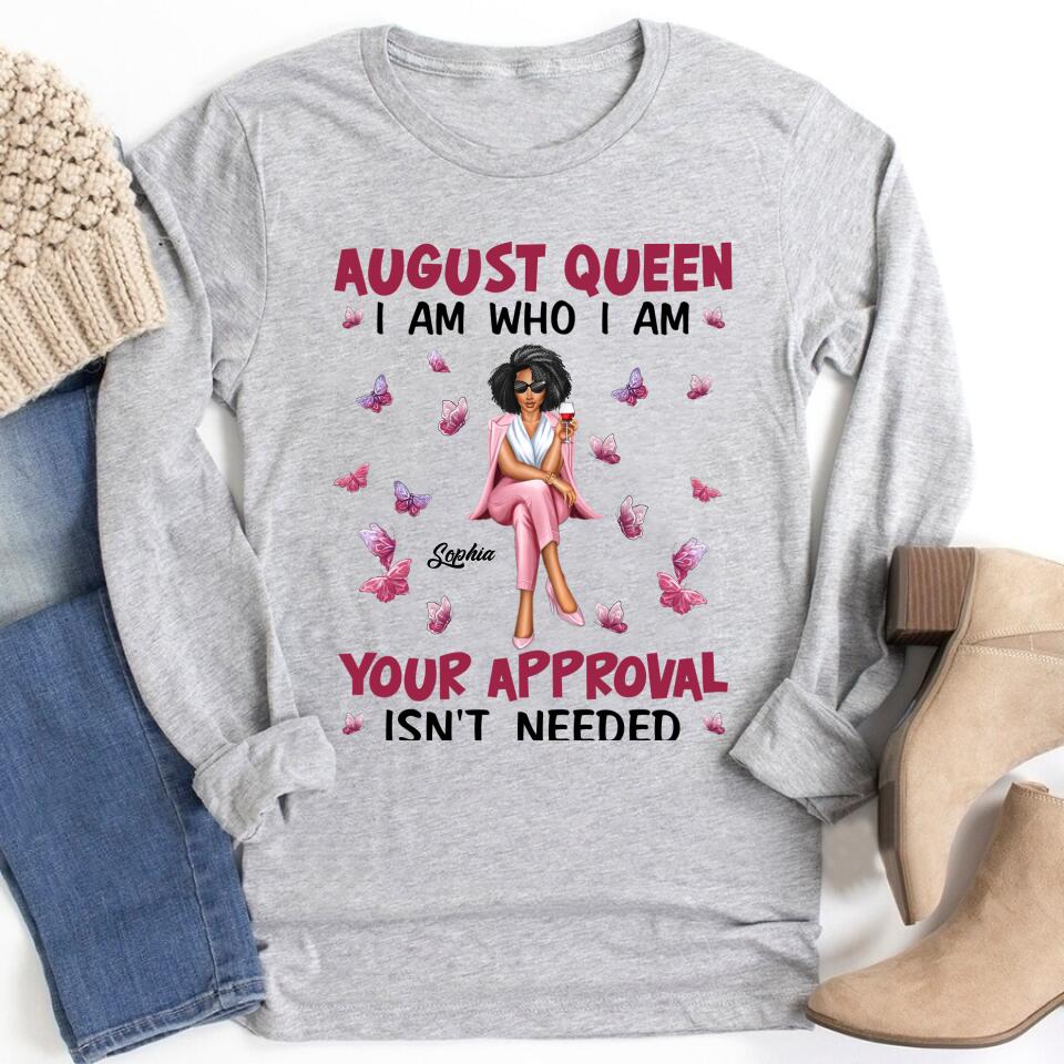 August Birthday Shirt, Custom Birthday Shirt, Queens are Born In August, August Birthday Shirts For Woman, August Birthday Gifts