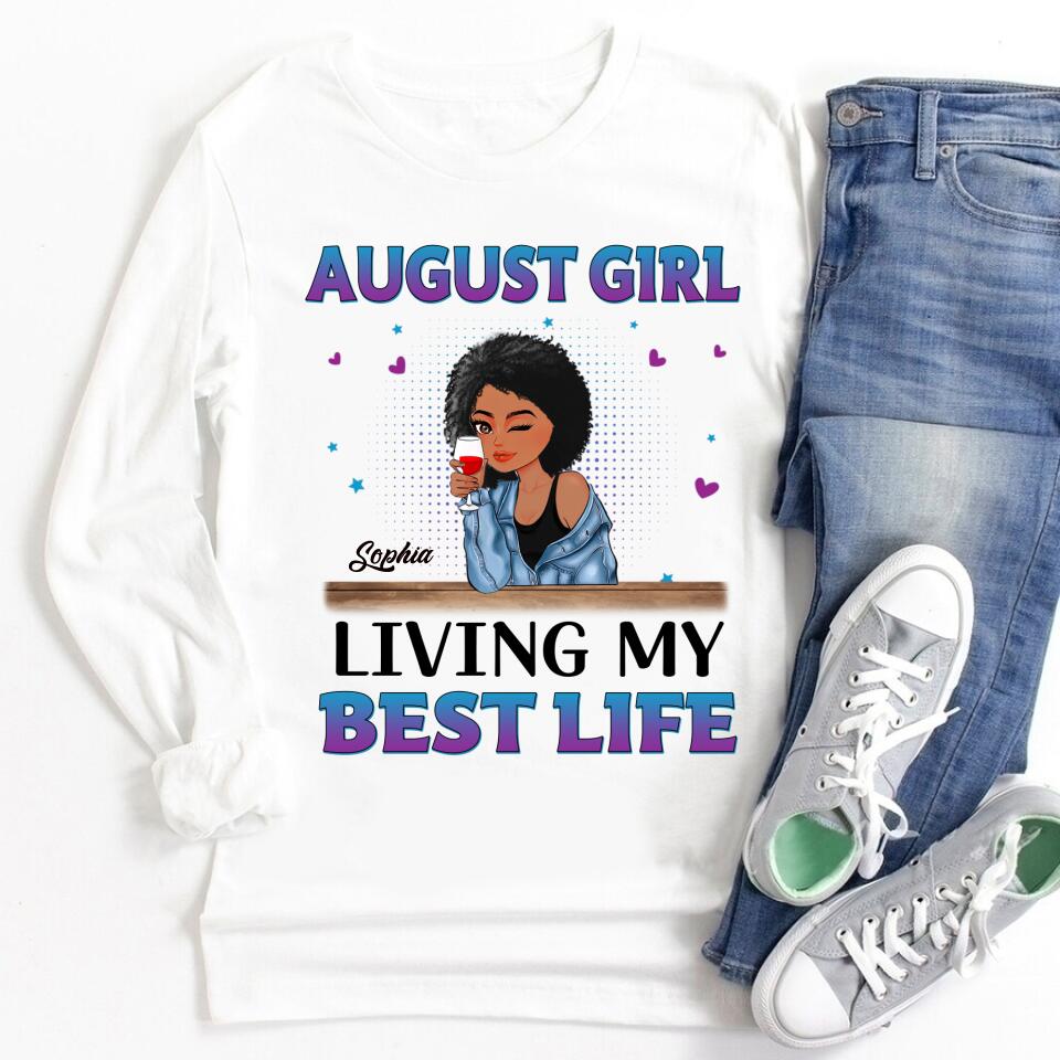 August Birthday Shirt, Custom Birthday Shirt, Queens are Born In August, August Birthday Shirts For Woman, August Birthday Gifts