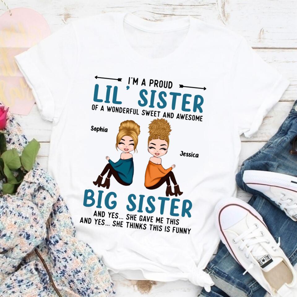 Sister Shirt, Big Sister Shirt, Big Sister T Shirt, Big Sister Little Sister Shirts, Lil Sis Big Bro, Sister Gift, Big Sister Gifts