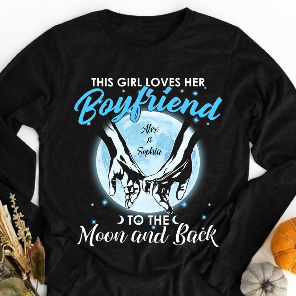 Boyfriend Shirt, Boyfriend Tee, Shirts For Boyfriend, bf Shirt, Long Sleeve Boyfriend Tee, Boyfriend Gift, bf Gift Ideas