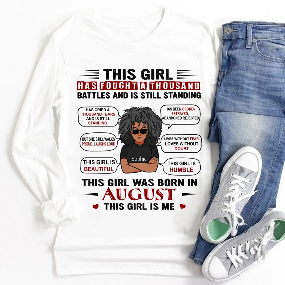 August Birthday Shirt, Custom Birthday Shirt, Queens are Born In August, August Birthday Shirts For Woman, August Birthday Gifts