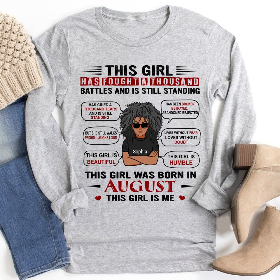 August Birthday Shirt, Custom Birthday Shirt, Queens are Born In August, August Birthday Shirts For Woman, August Birthday Gifts