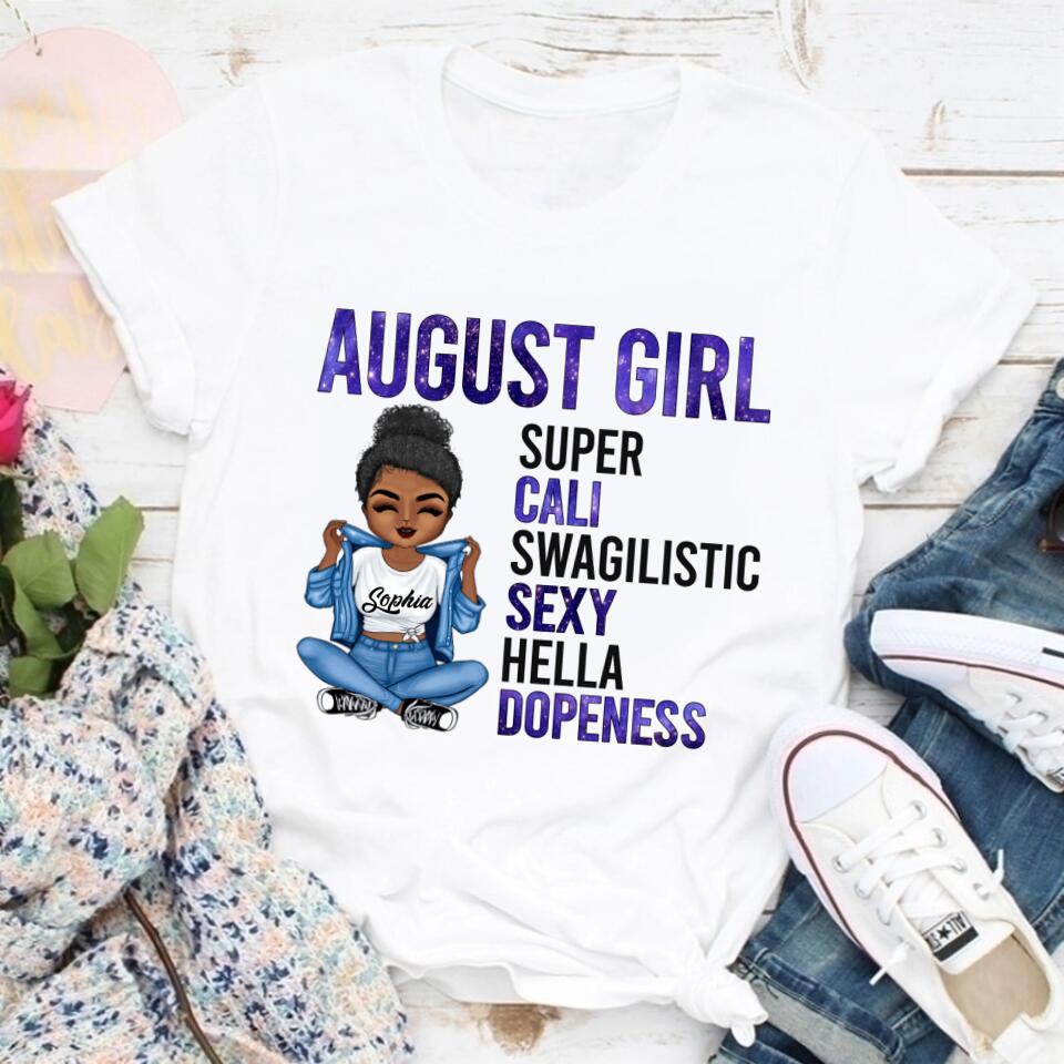 August Birthday Shirt, Custom Birthday Shirt, Queens are Born In August, August Birthday Shirts For Woman, August Birthday Gifts
