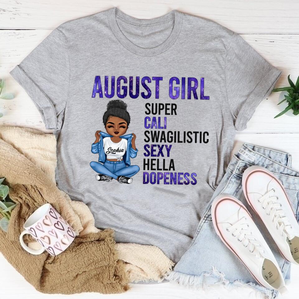 August Birthday Shirt, Custom Birthday Shirt, Queens are Born In August, August Birthday Shirts For Woman, August Birthday Gifts
