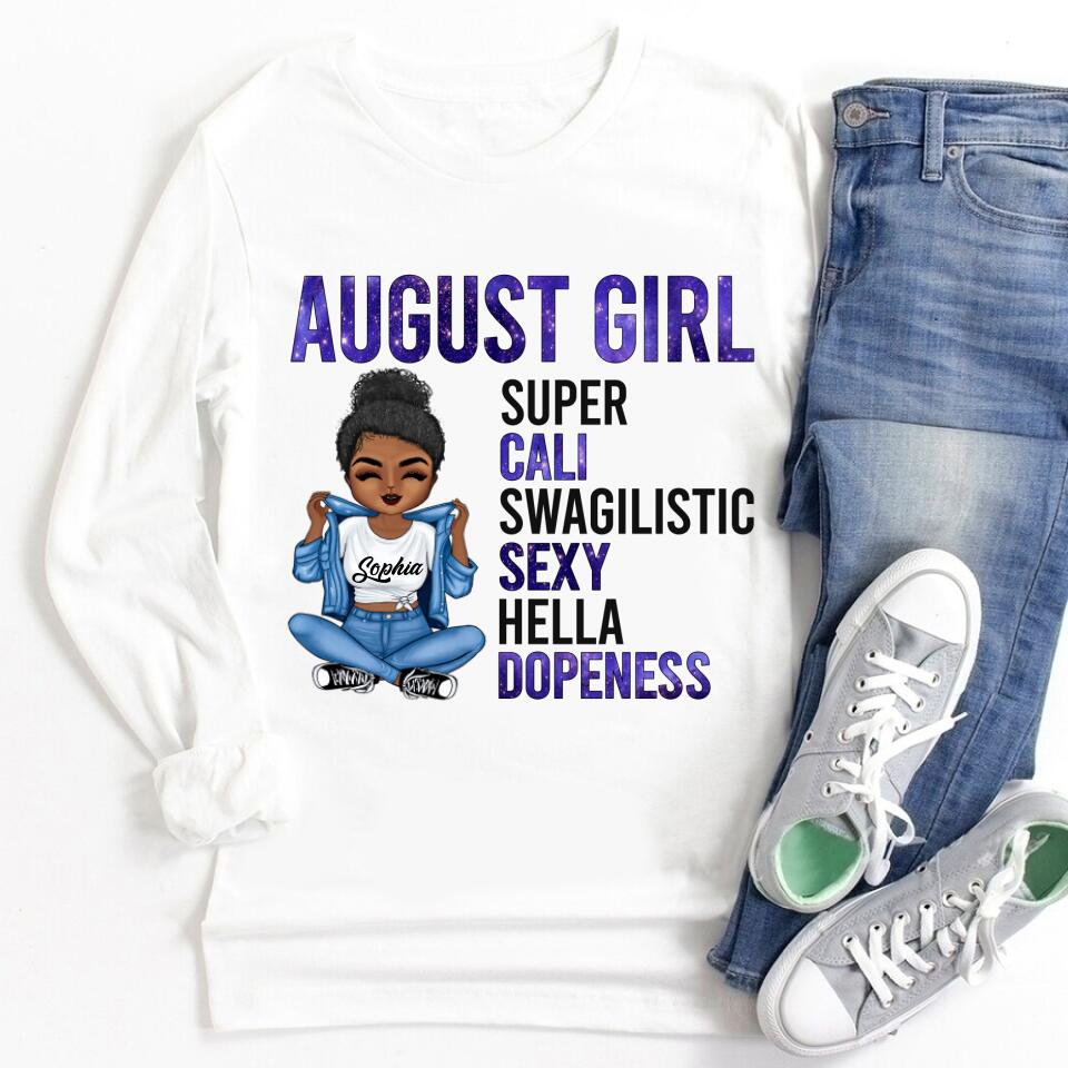 August Birthday Shirt, Custom Birthday Shirt, Queens are Born In August, August Birthday Shirts For Woman, August Birthday Gifts
