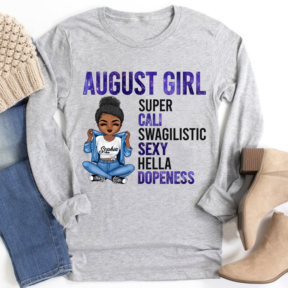 August Birthday Shirt, Custom Birthday Shirt, Queens are Born In August, August Birthday Shirts For Woman, August Birthday Gifts