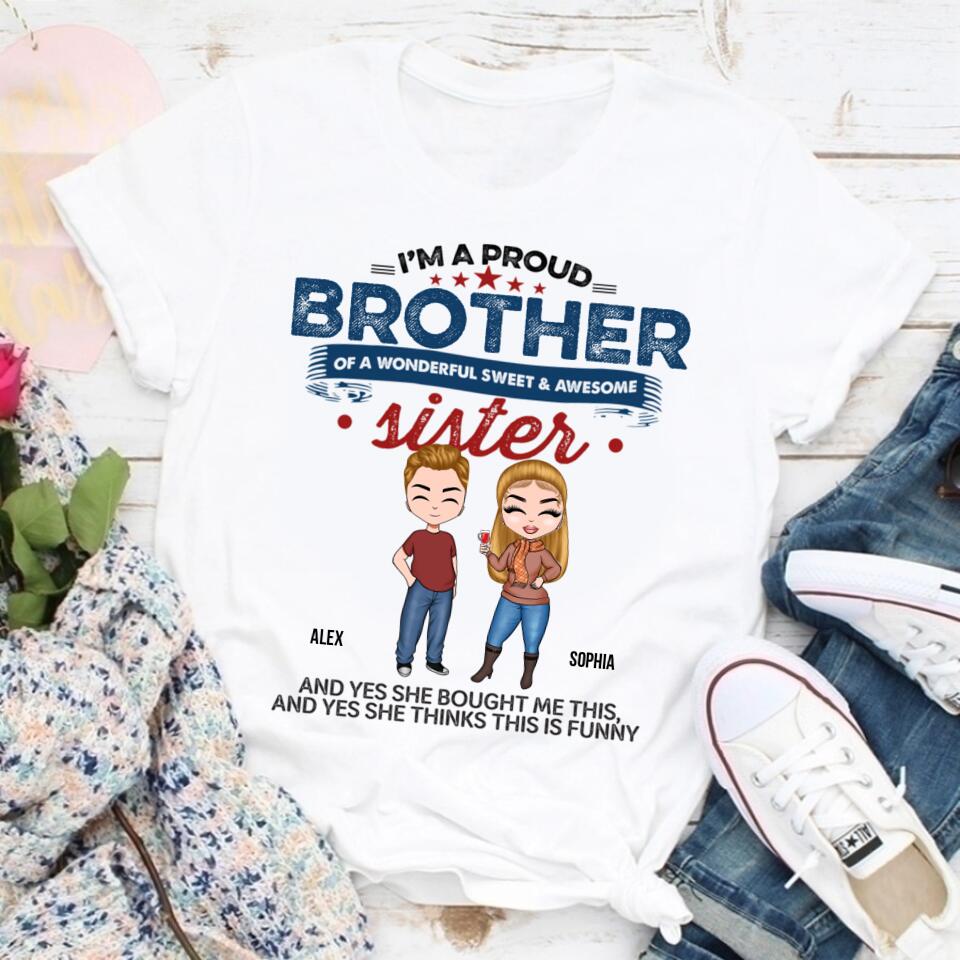 Big Brother Shirt, Brother Shirt, Personalized Big Brother Shirts, Big Brother Little Sister Shirts, Step Brother Shirts, Big Brother Gifts, Brother Gift