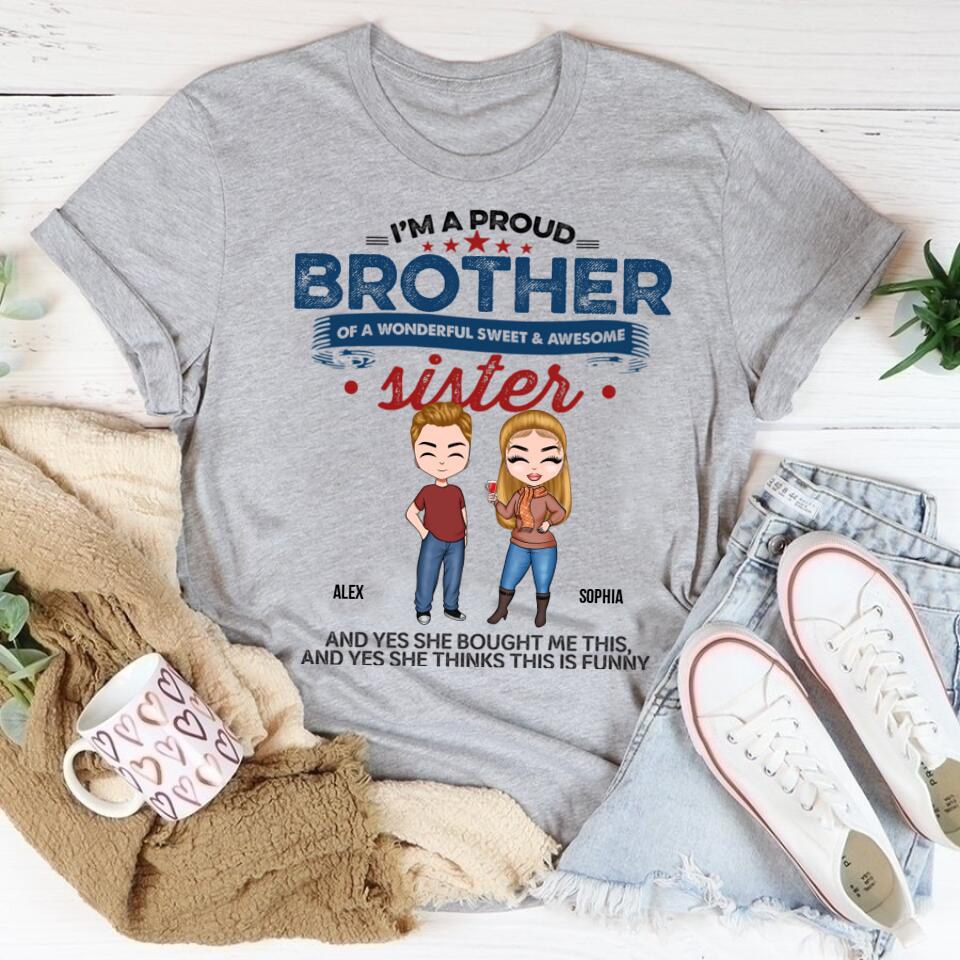 Big Brother Shirt, Brother Shirt, Personalized Big Brother Shirts, Big Brother Little Sister Shirts, Step Brother Shirts, Big Brother Gifts, Brother Gift