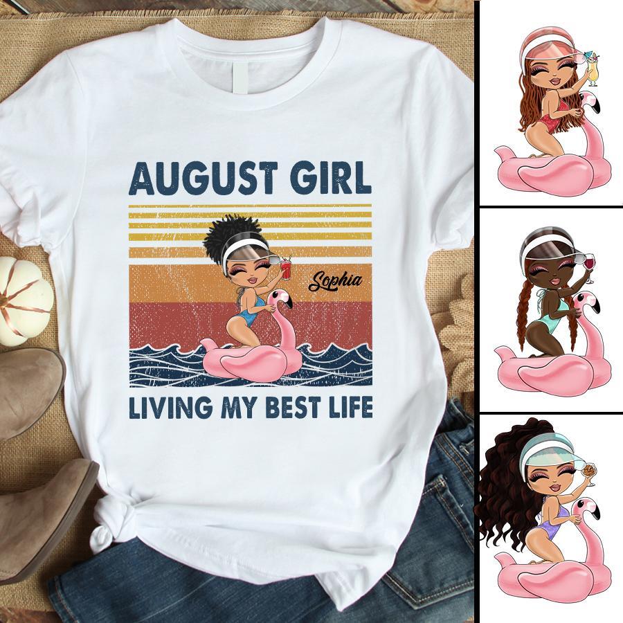 August Birthday Shirt, Custom Birthday Shirt, Queens are Born In August, August Birthday Shirts For Woman, August Birthday Gifts