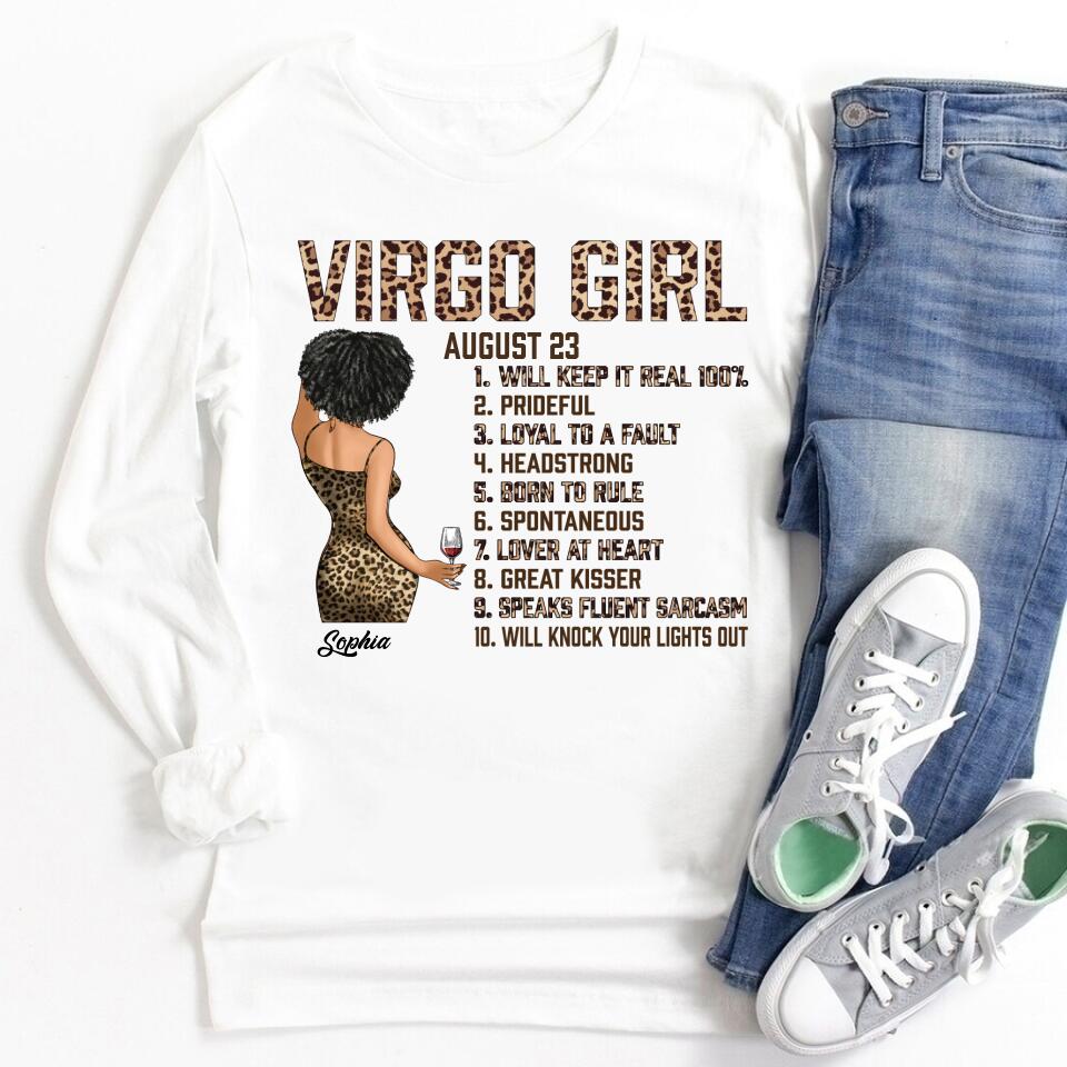 Custom October Birthday Shirt For Woman, Queens are Born In October Gifts, Melanin Afro Woman Shirt, Black Girl Tee, Afro Queen Gift