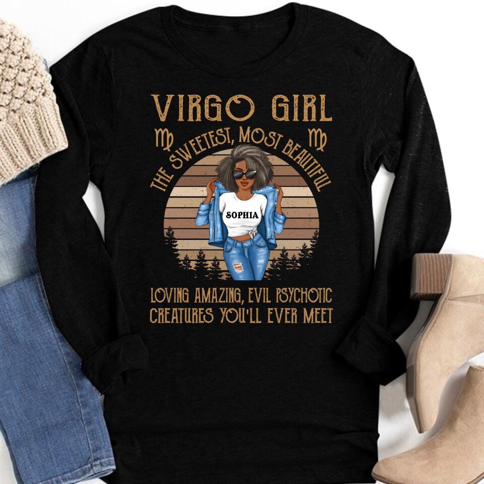 Custom October Birthday Shirt For Woman, Queens are Born In October Gifts, Melanin Afro Woman Shirt, Black Girl Tee, Afro Queen Gift