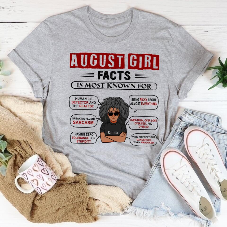 August Birthday Shirt, Custom Birthday Shirt, Queens are Born In August, August Birthday Shirts For Woman, August Birthday Gifts