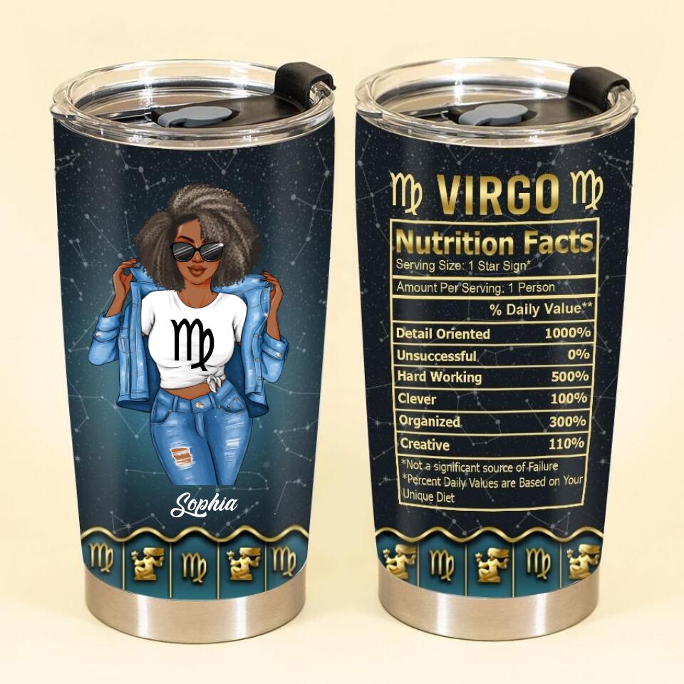 Personalized tumblers, Virgo Birthday tumbler, Virgo Zodiac, Virgo Girl, Virgo Tumbler For Ladies, Virgo Queen, Virgo Queen Birthday Gift