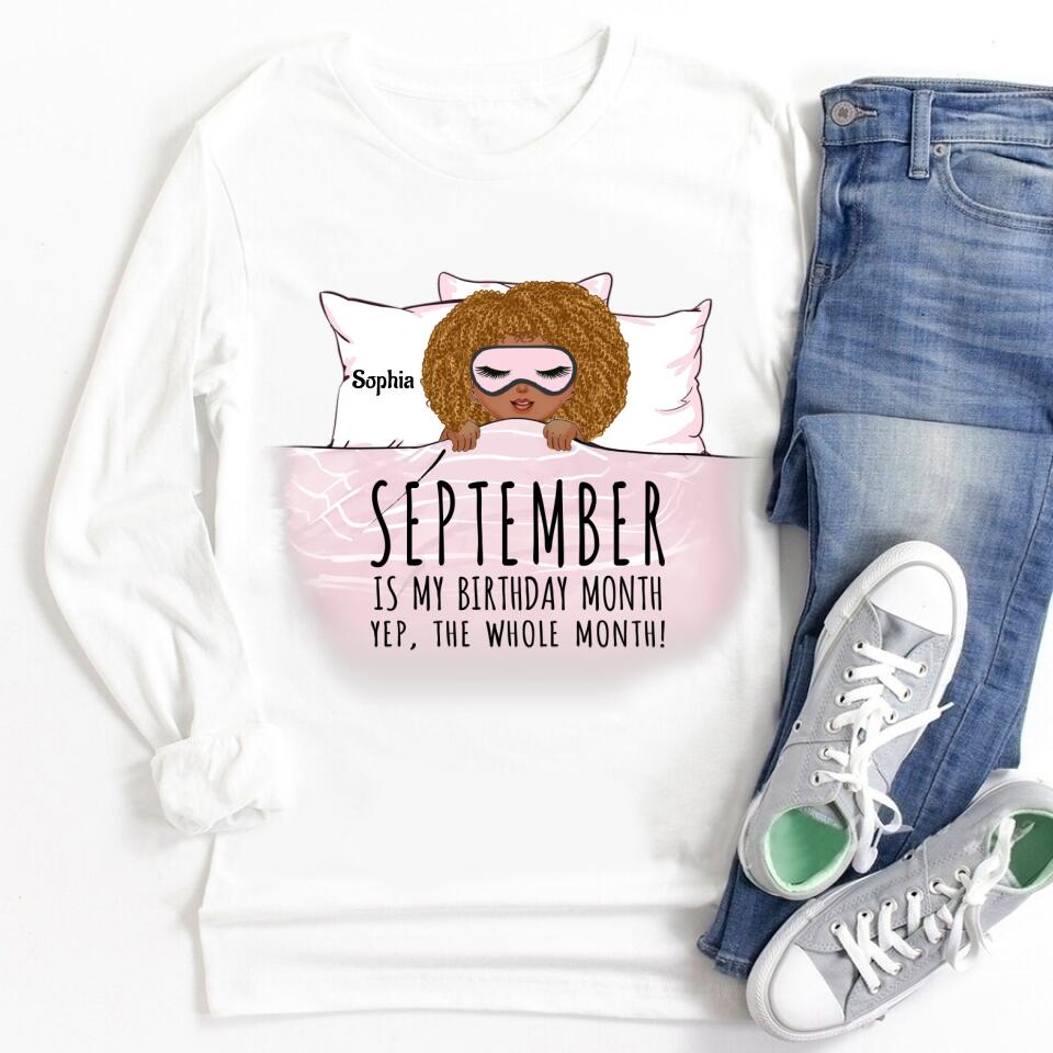 September Birthday Shirt, Custom Birthday Shirt, Queens Born In September, September Birthday Shirts For Woman, September Birthday Gifts