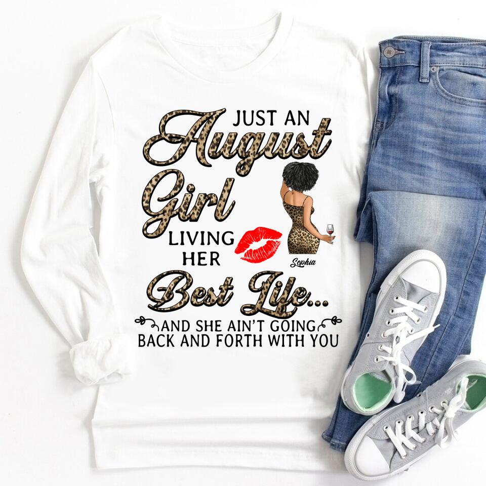 August Birthday Shirt, Custom Birthday Shirt, Queens are Born In August, August Birthday Shirts For Woman, August Birthday Gifts