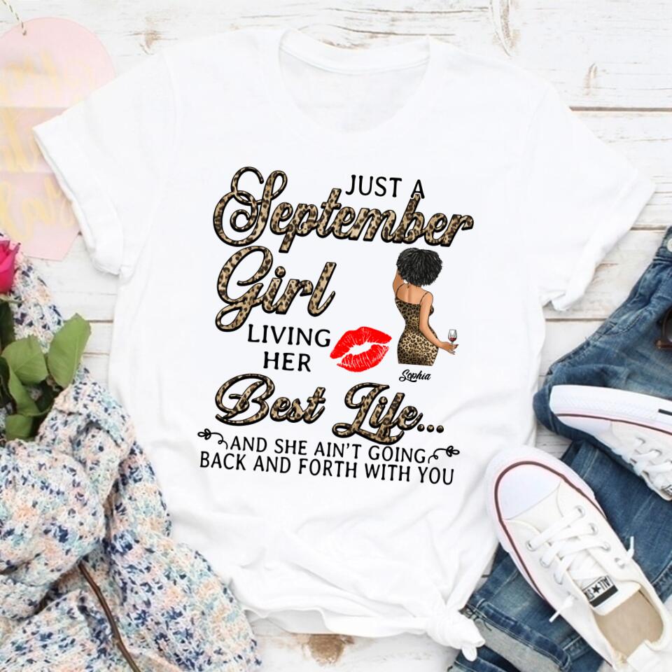 September Birthday Shirt, Custom Birthday Shirt, Queens Born In September, September Birthday Shirts For Woman, September Birthday Gifts