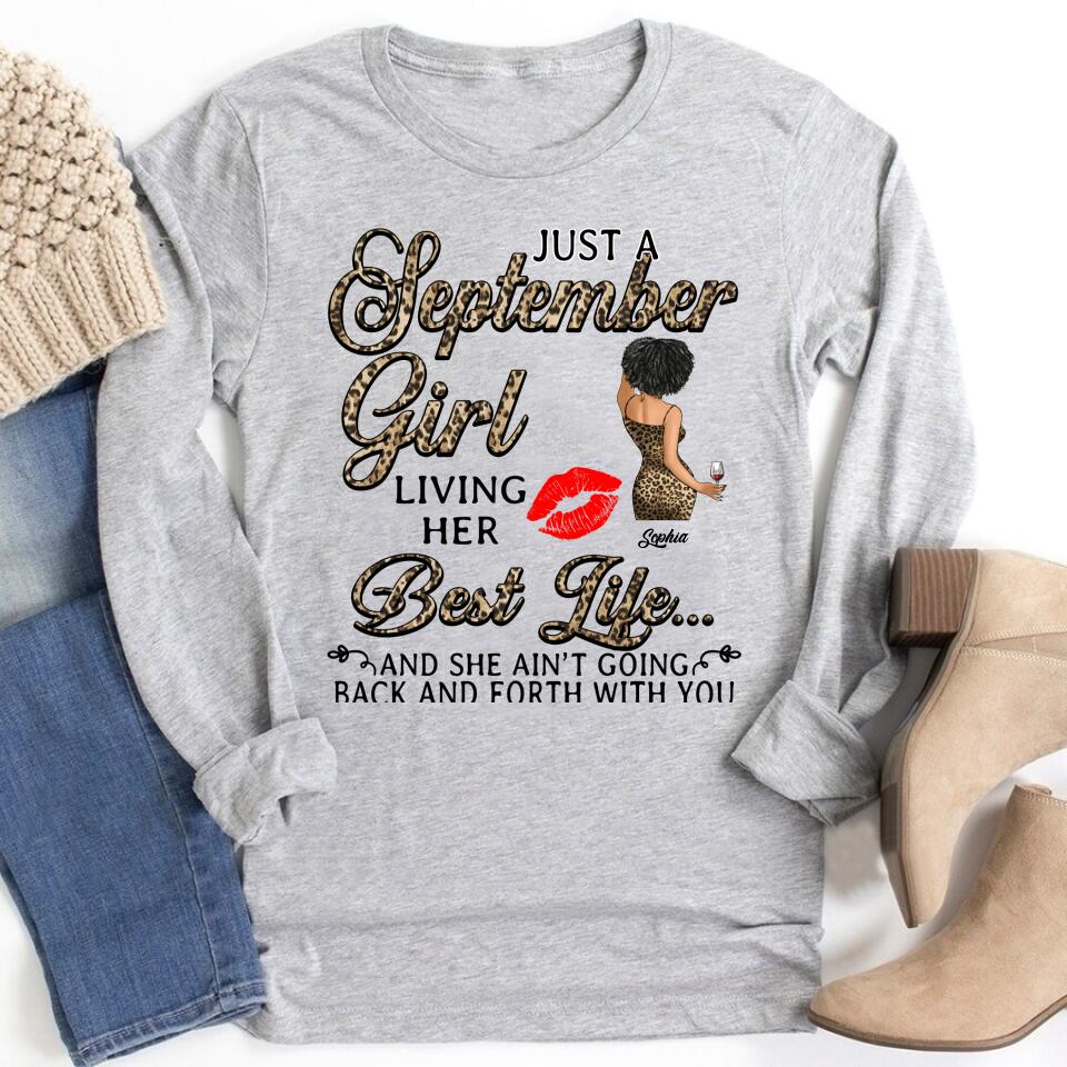 September Birthday Shirt, Custom Birthday Shirt, Queens Born In September, September Birthday Shirts For Woman, September Birthday Gifts