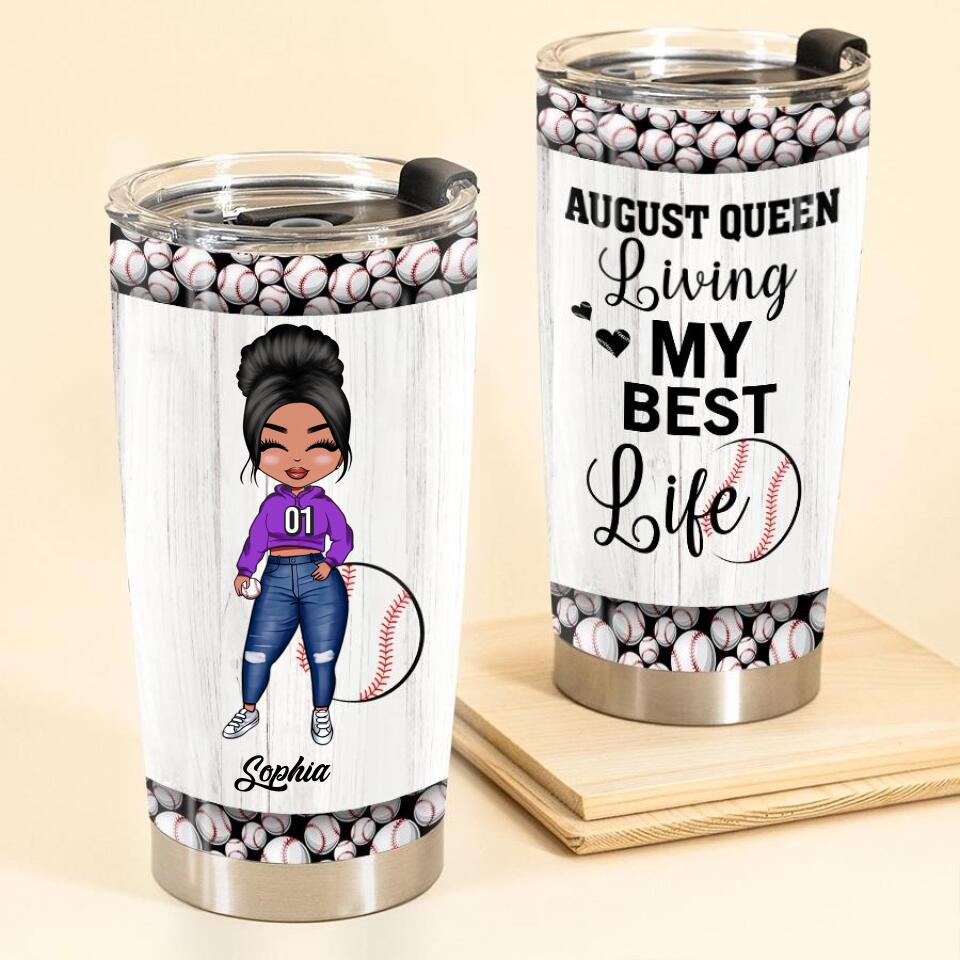 Personalized tumblers, Birthday tumbler, famous birthdays in August, August birthday gifts for her