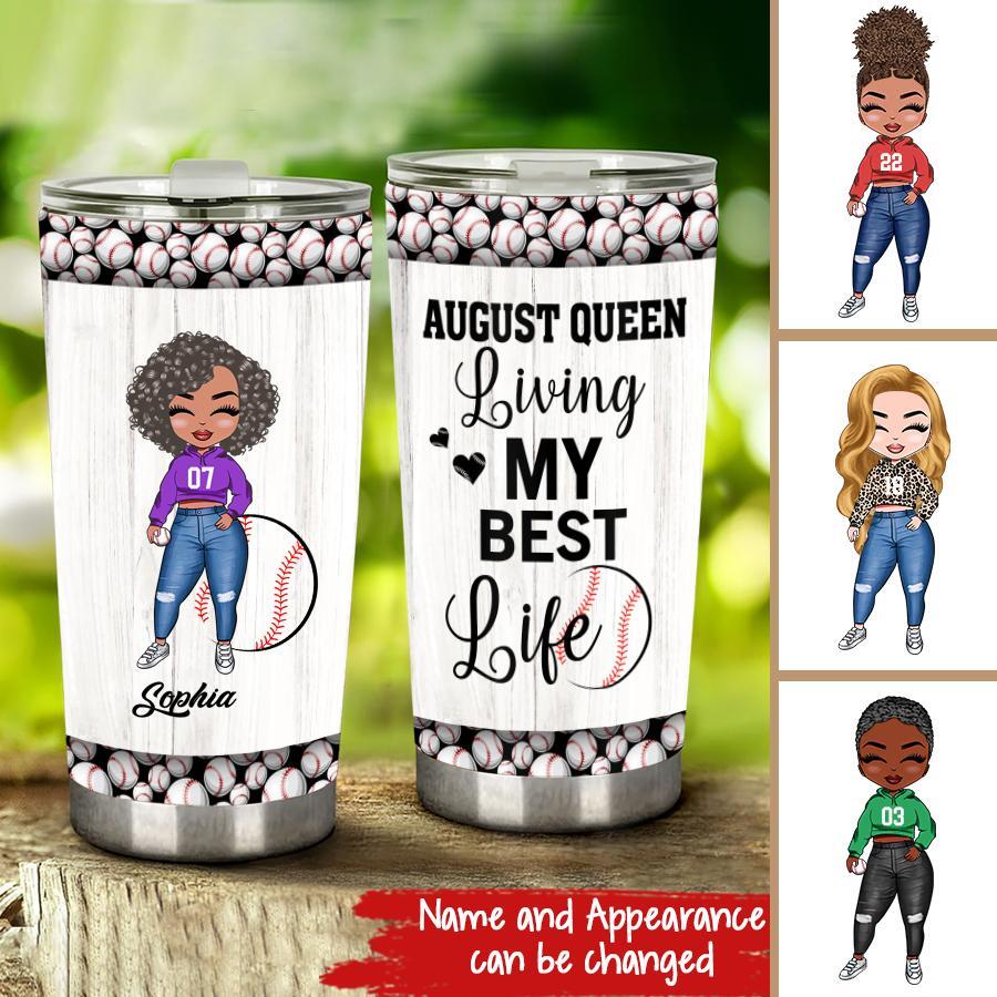 Personalized tumblers, Birthday tumbler, famous birthdays in August, August birthday gifts for her