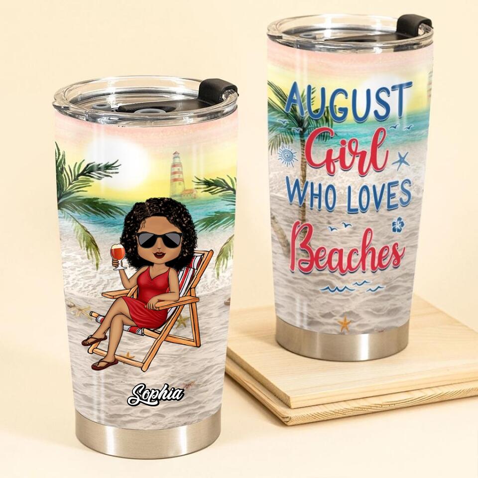 Personalized tumblers, Birthday tumbler, famous birthdays in August, August birthday gifts for her