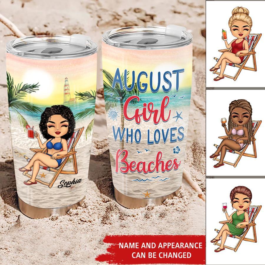 Personalized tumblers, Birthday tumbler, famous birthdays in August, August birthday gifts for her