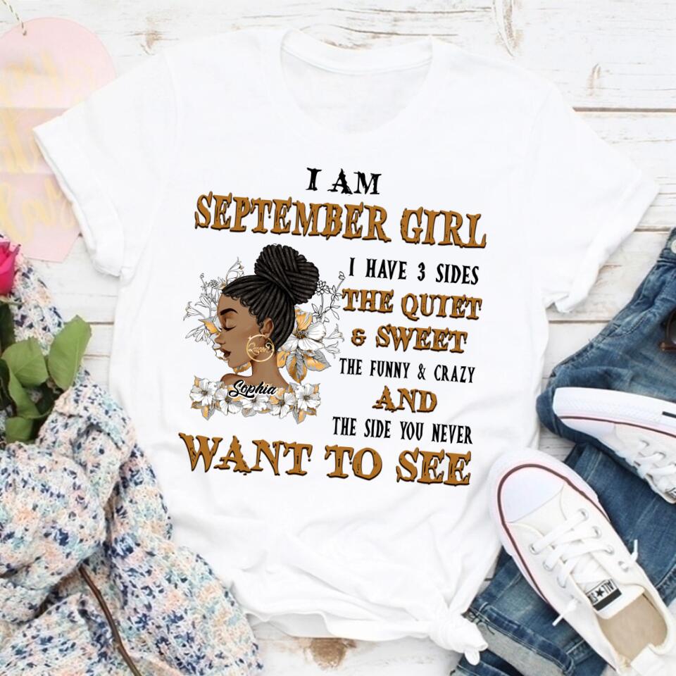 September Birthday Shirt, Custom Birthday Shirt, September Birthday Shirts For Woman, September Birthday Gifts