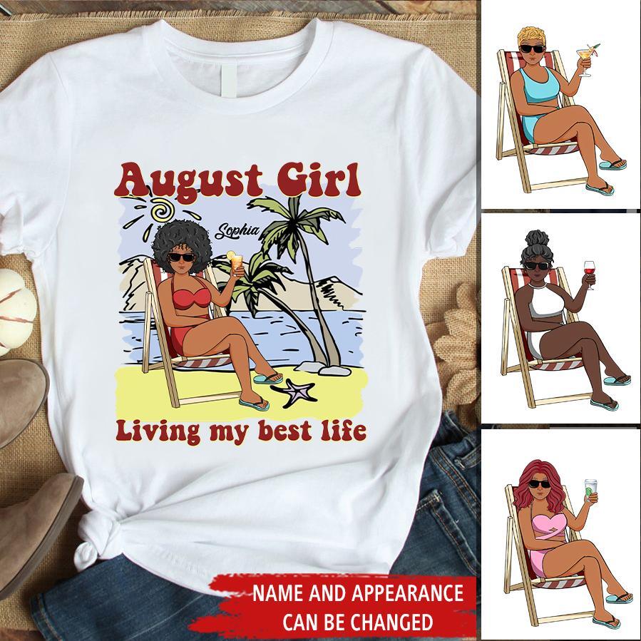 August Birthday Shirt, Custom Birthday Shirt, Queens are Born In August, August Birthday Shirts For Woman, August Birthday Gifts