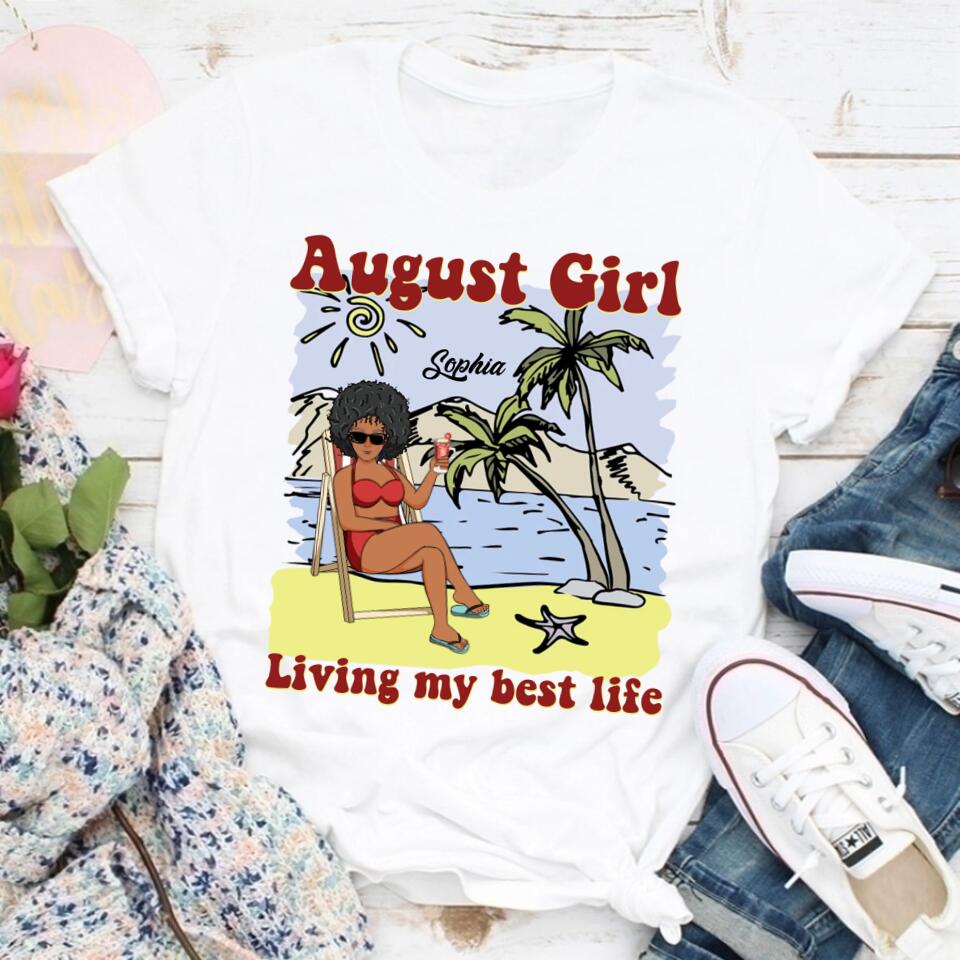 August Birthday Shirt, Custom Birthday Shirt, Queens are Born In August, August Birthday Shirts For Woman, August Birthday Gifts